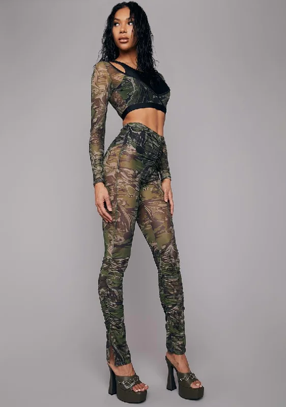 I'm A Catch Mesh Pants Set