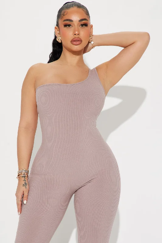 Jeni Snatched Jumpsuit - Sand