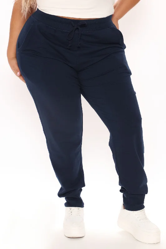 Latest And Greatest French Terry Jogger - Navy