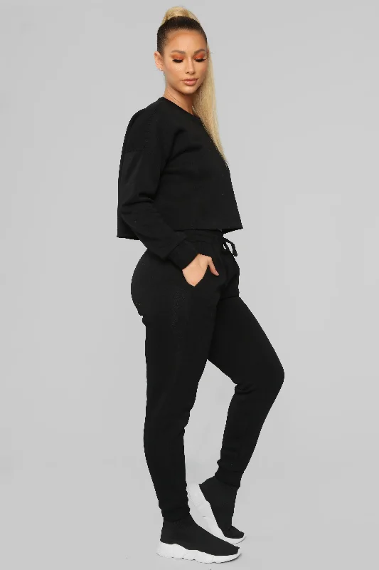 Like A Champ Jogger - Black