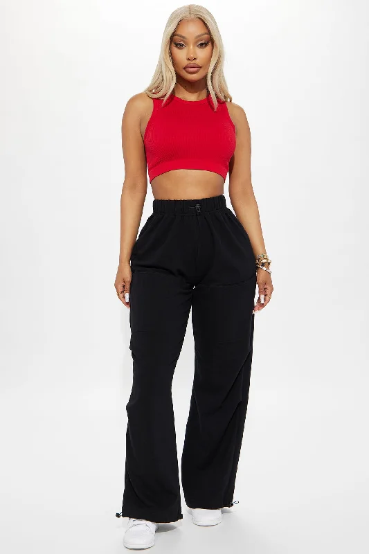 Luna Lounge Jogger - Black