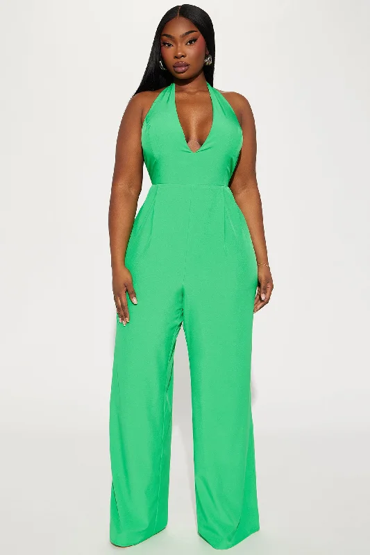 Naughty By Nature Jumpsuit - Green