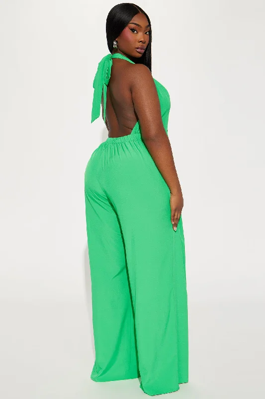 Naughty By Nature Jumpsuit - Green