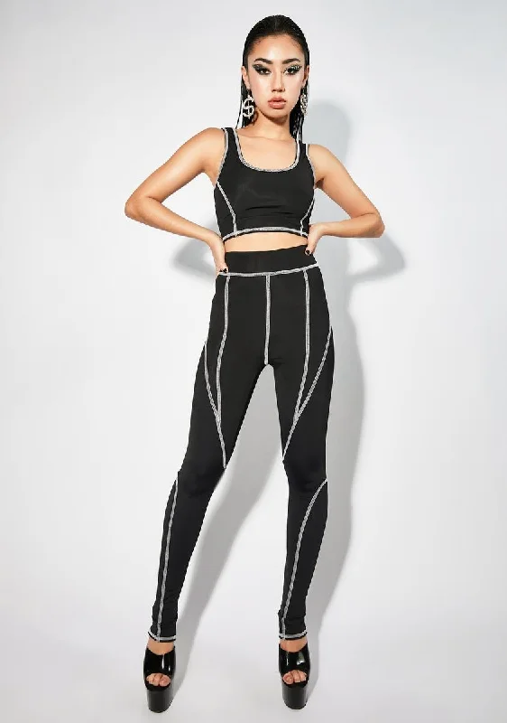 Night Break A Sweat Leggings Set