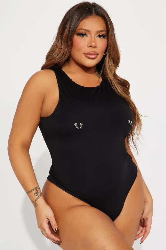 No Distractions Bodysuit - Black