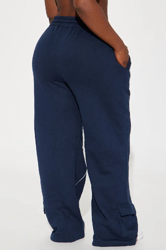 Pace Yourself Fleece Sweatpant - Navy