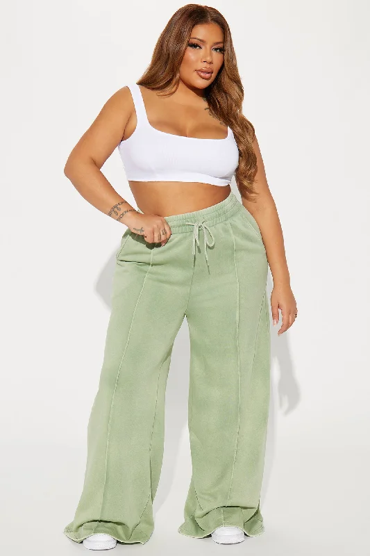 Pay No Attention Lounge Pant - Sage