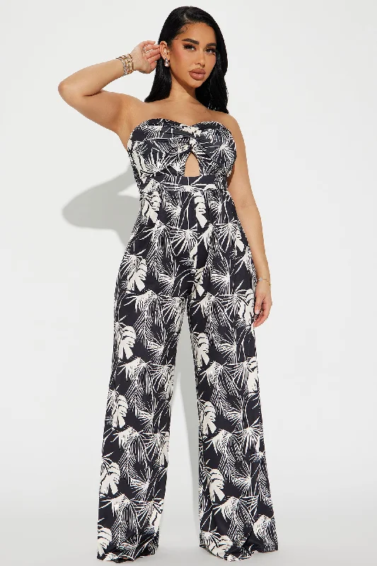 Private Island Jumpsuit - Black/combo