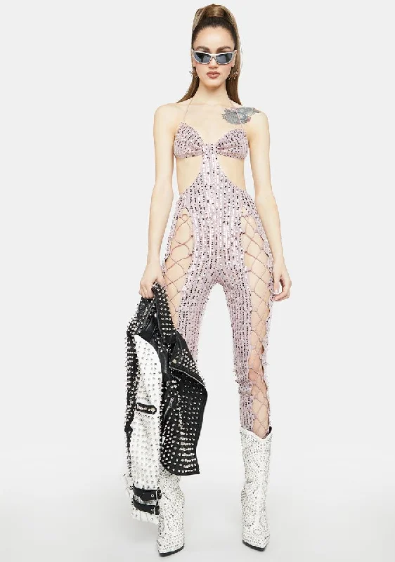 Shoot Your Shot Sequin Jumpsuit