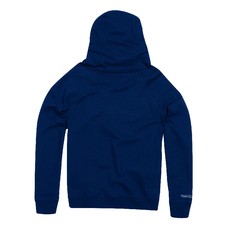 DALLAS MAVERICKS MITCHELL & NESS WOMENS HWC FUNNEL NECK FLEECE HOODIE