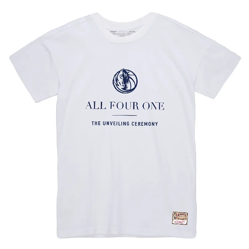 DALLAS MAVERICKS MITCHELL & NESS 2022 WOMENS ALL FOUR ONE LOGO TEE