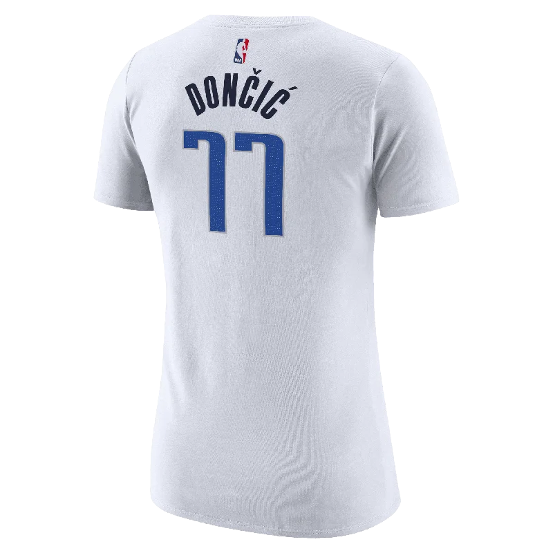 DALLAS MAVERICKS LUKA DONČIĆ NIKE ASSOCIATION WOMEN'S NAME & NUMBER TEE