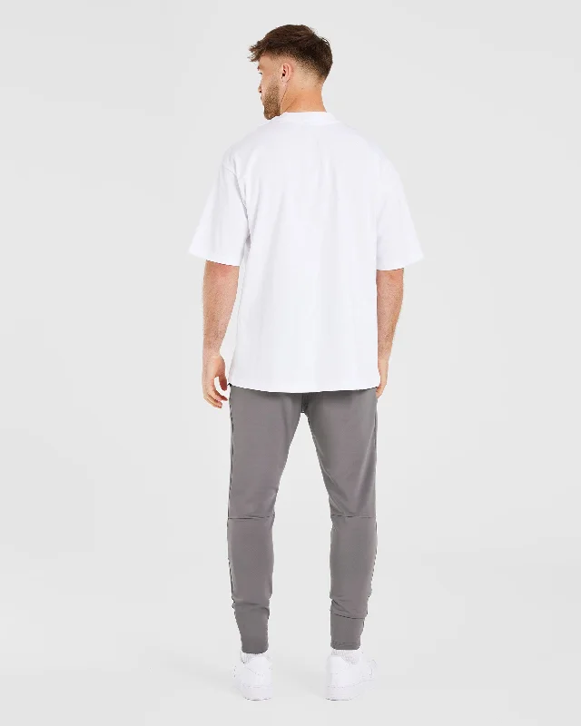 Fraction Joggers - Light Grey