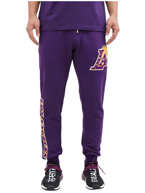 Los Angeles Lakers Blended Logo French Terry Jogger