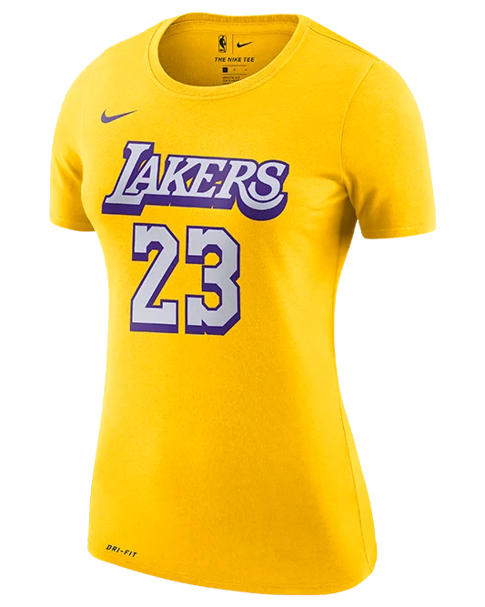 Los Angeles Lakers LeBron James City Edition Women's Player Tee