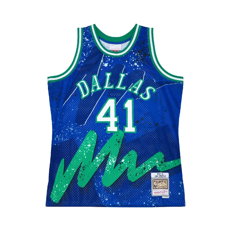 DALLAS MAVERICKS DIRK NOWITZKI HYPER HOOPS HWC SWINGMAN JERSEY