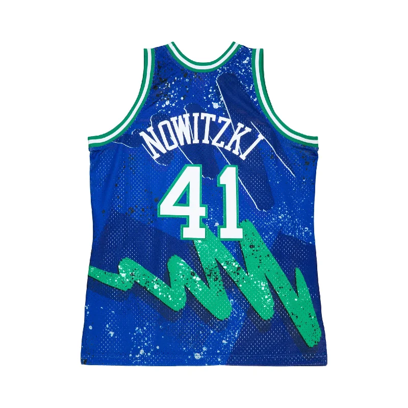 DALLAS MAVERICKS DIRK NOWITZKI HYPER HOOPS HWC SWINGMAN JERSEY