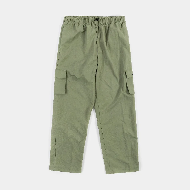 NSW Essentials High-Rise Woven Cargo Womens Pants (Green)