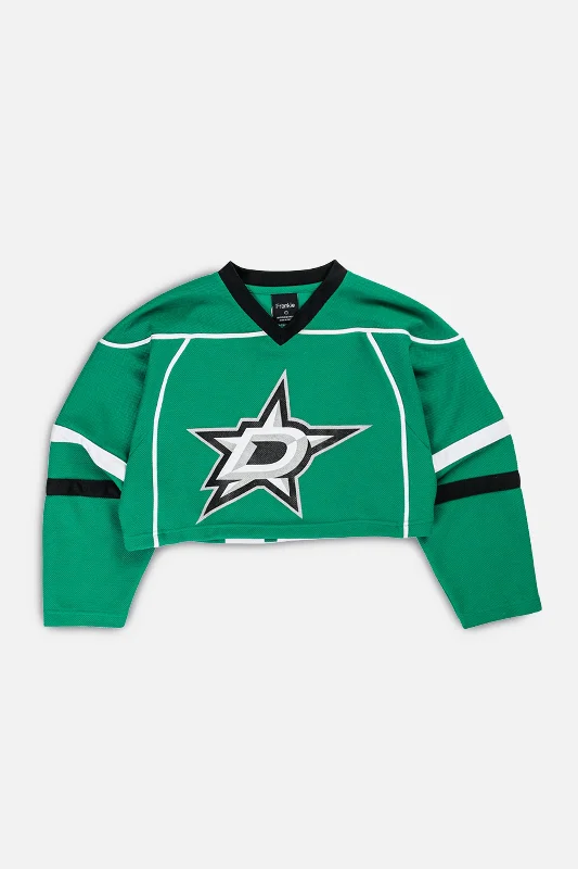 Rework Crop Dallas Stars NHL Jersey - XS