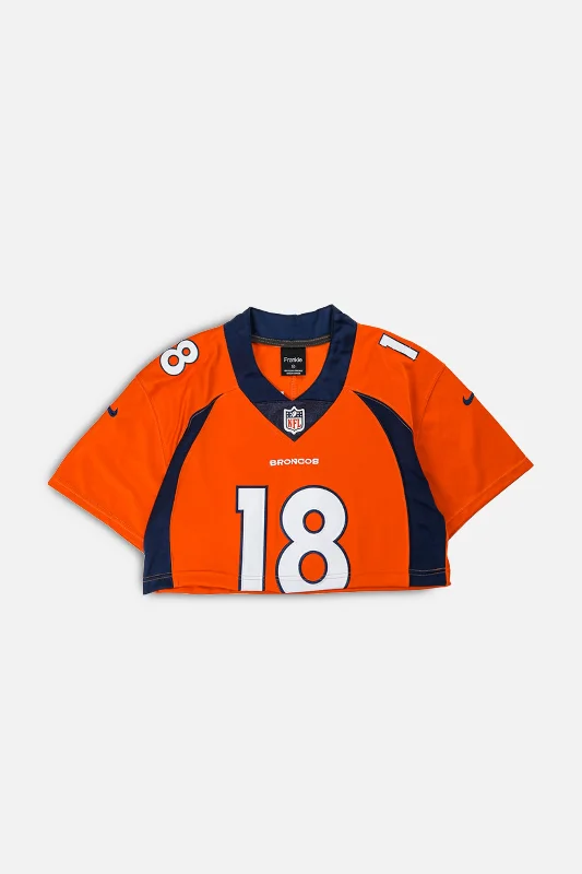 Rework Crop Denver Broncos NFL Jersey - XS