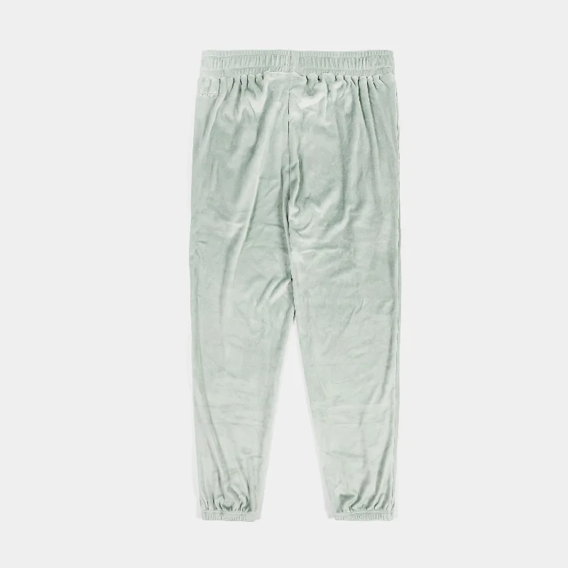 Solei Velour Jogger Womens Pants (Sage)