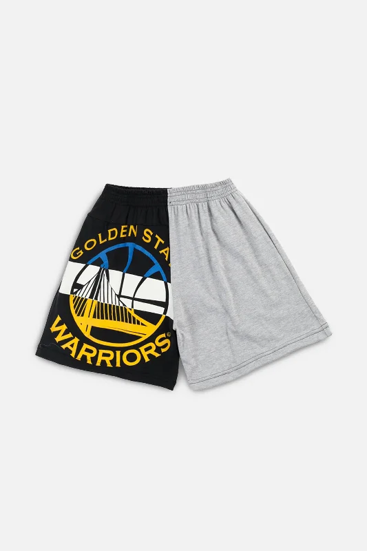 Unisex Rework Golden State Warriors NBA Tee Shorts - S