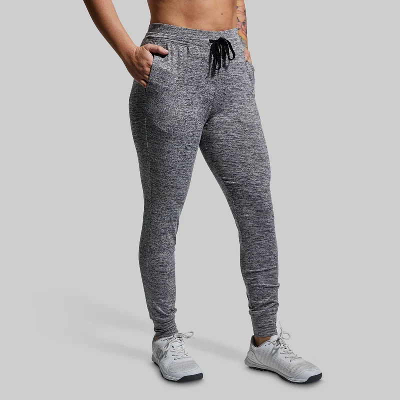 Women's Rest Day Athleisure Jogger (Heather Grey)